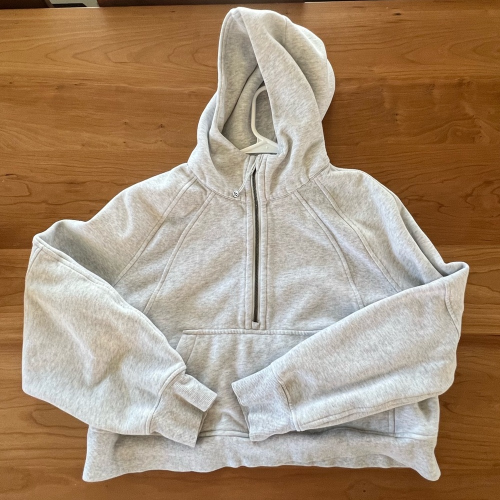 Lululemon oversized scuba in heather gray M/L